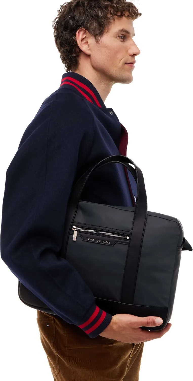Tommy Hilfiger Nylon AM0AM14855 messenger uomo nera