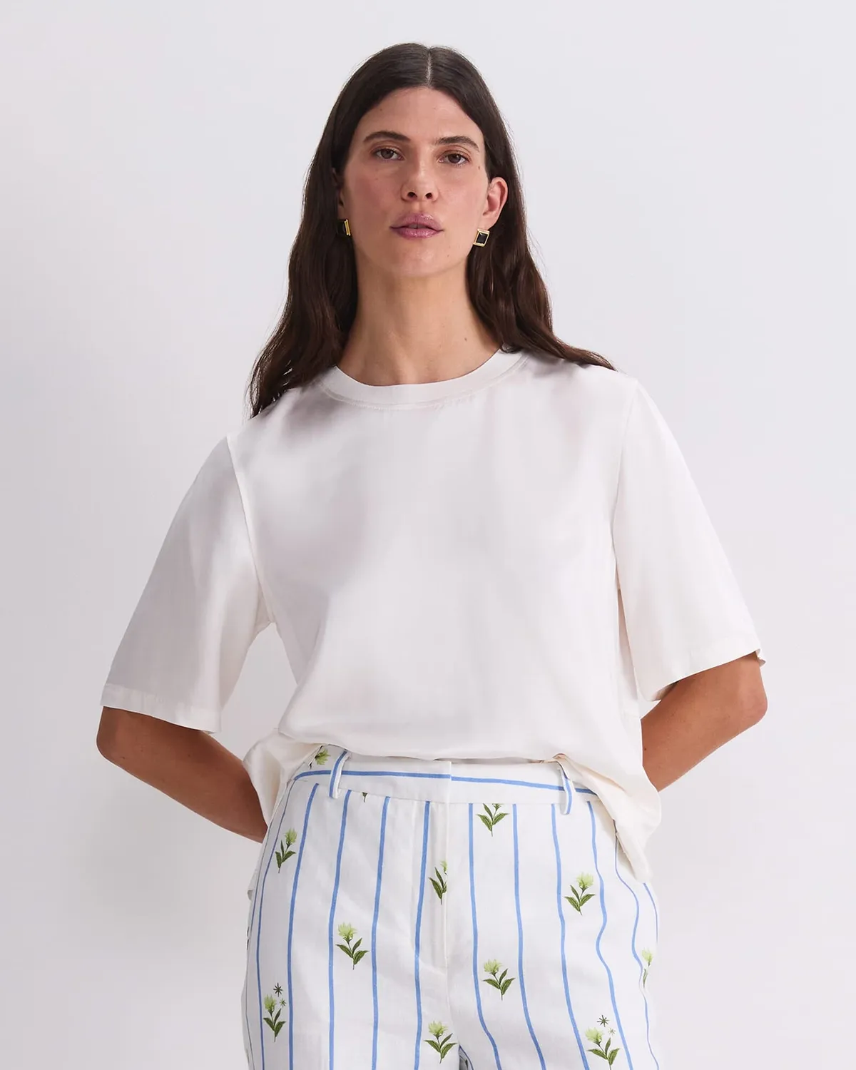 Sportscraft Isla Satin Tee maglietta raso viscosa