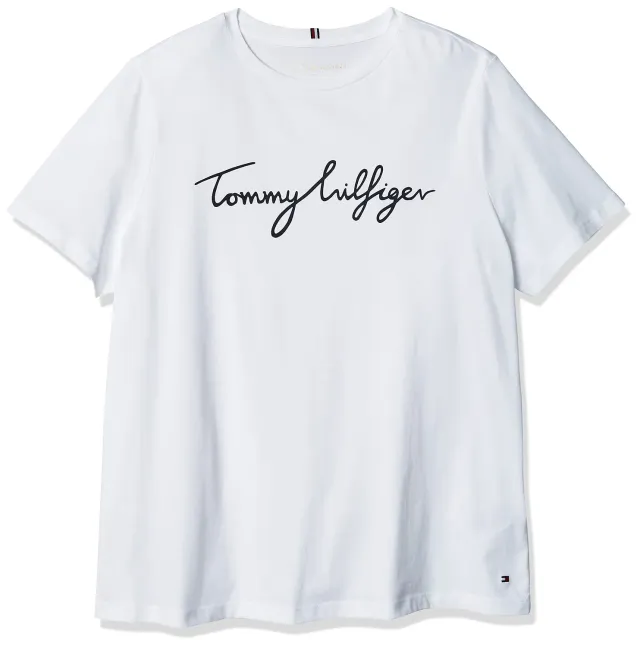 Tommy Hilfiger t-shirt donna scollo rotondo cotone