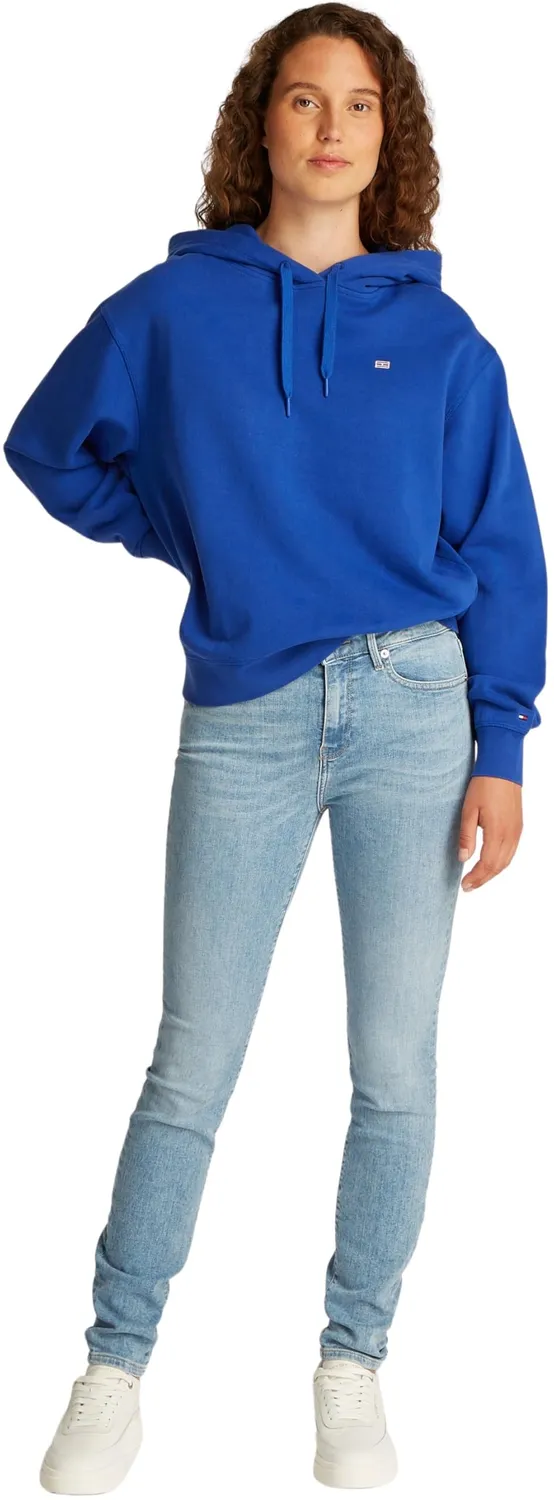 Tommy Hilfiger Contrast Flag felpa cappuccio donna regular