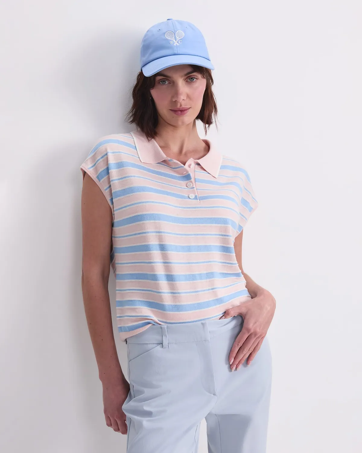 Sportscraft Alphine Stripe polo maglia a righe