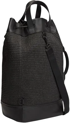 Tommy Hilfiger TH Raffia Sling AM0AM14084 borsa secchiello nero