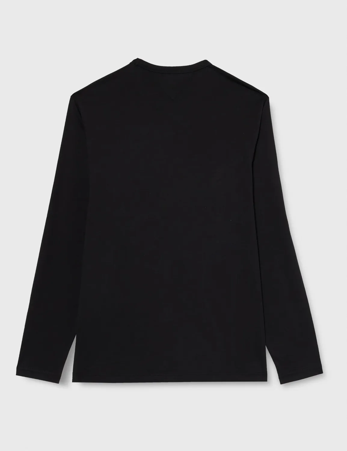 Tommy Hilfiger maglietta maniche lunghe nera girocollo