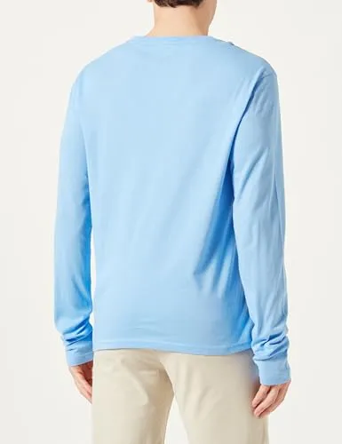 Tommy Hilfiger Cotone Maglietta Maniche Lunghe Uomo 100% Cotone