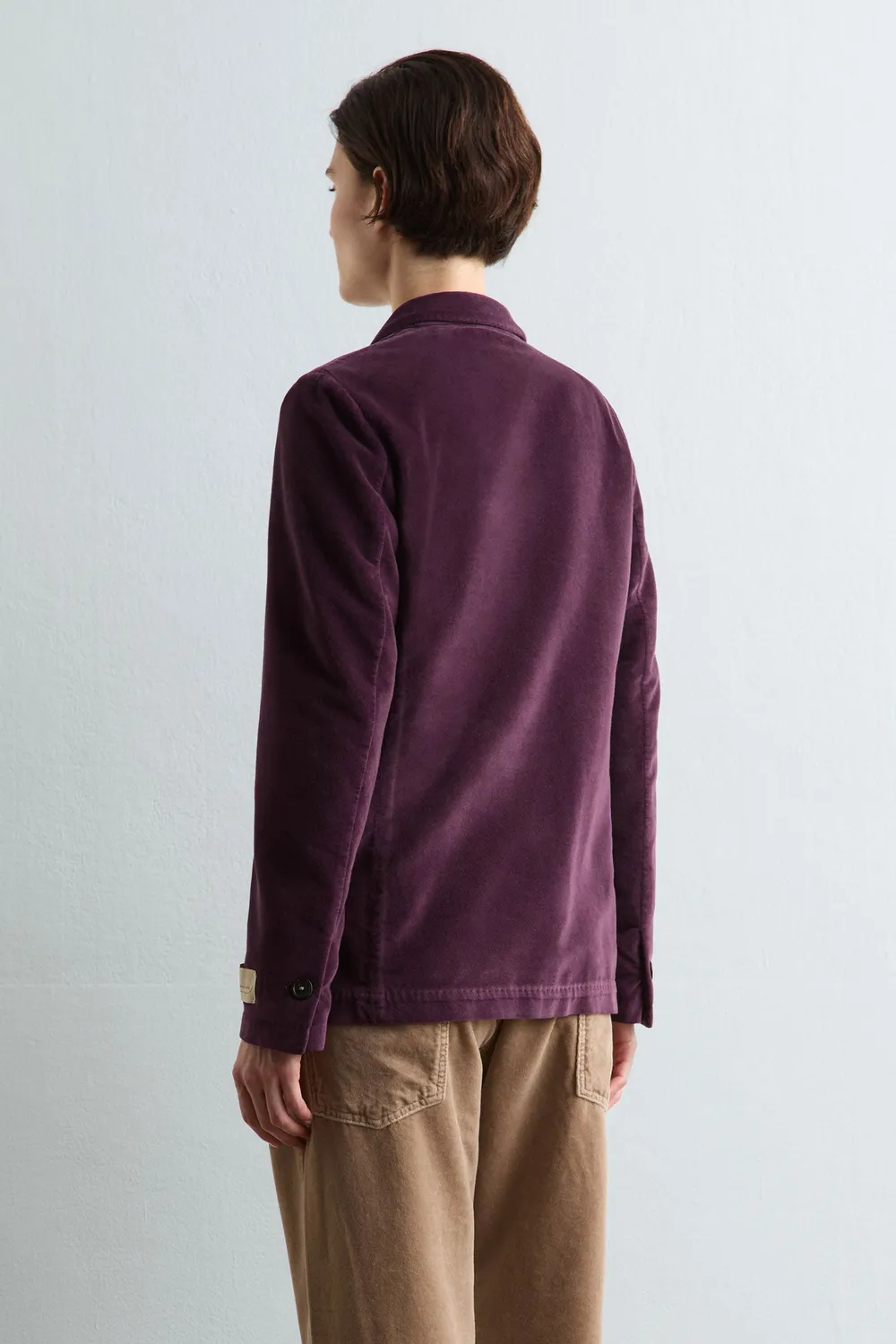 Massimo Alba Tolosa giacca velluto rosso donna tibetan red
