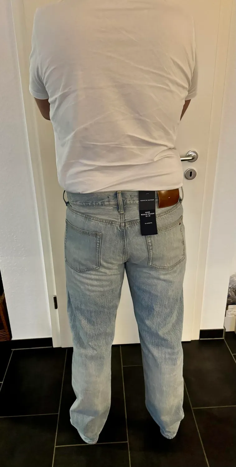 Tommy Hilfiger Dover MW0MW42331 jeans uomo blu 36W/32L