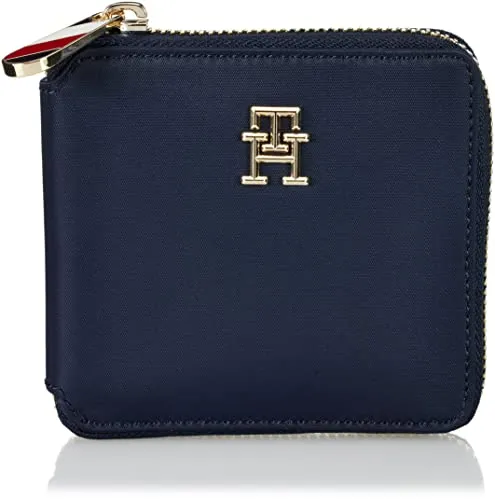 Tommy Hilfiger Poppy Med portafoglio donna piccolo blu nylon