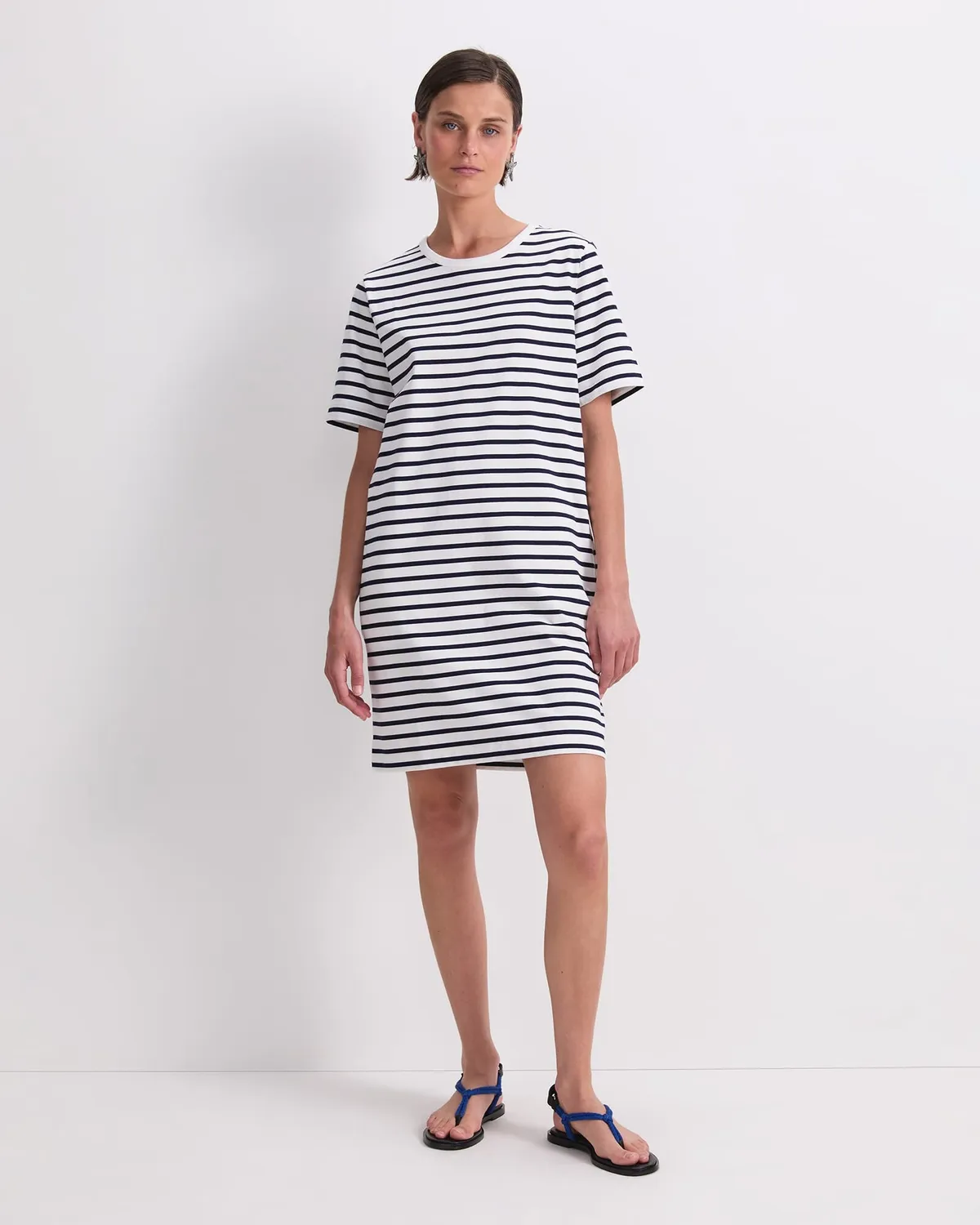 Sportscraft Stripe Shopper Vestito mini cotone righe