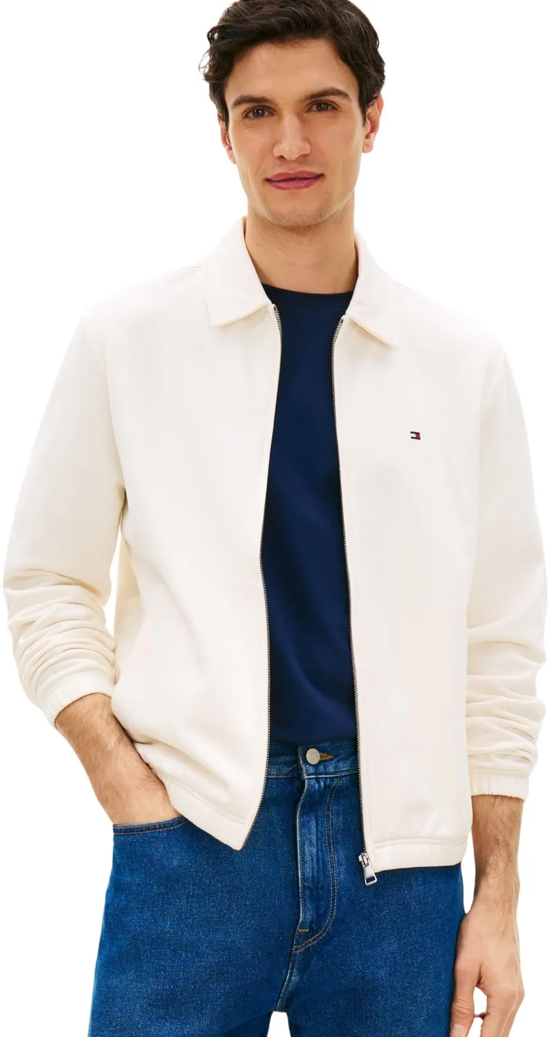 Tommy Hilfiger Essential Terry Ivy MW0MW41767 felpa zip uomo M