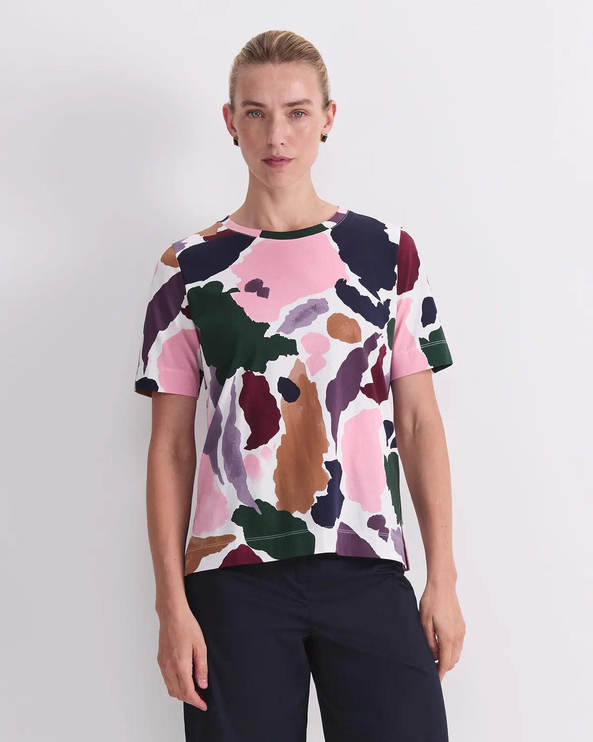 Sportscraft Leah t-shirt cotone mercerizzato fantasia donna