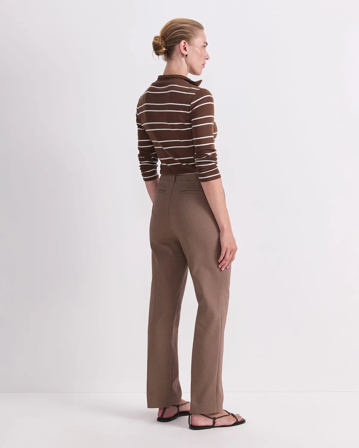 Sportscraft Yvette Check pantaloni quadri stretch