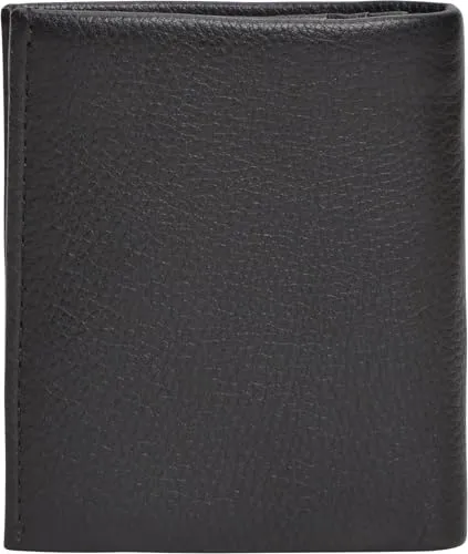 Tommy Hilfiger AM0AM14786 portafoglio uomo nero trifold