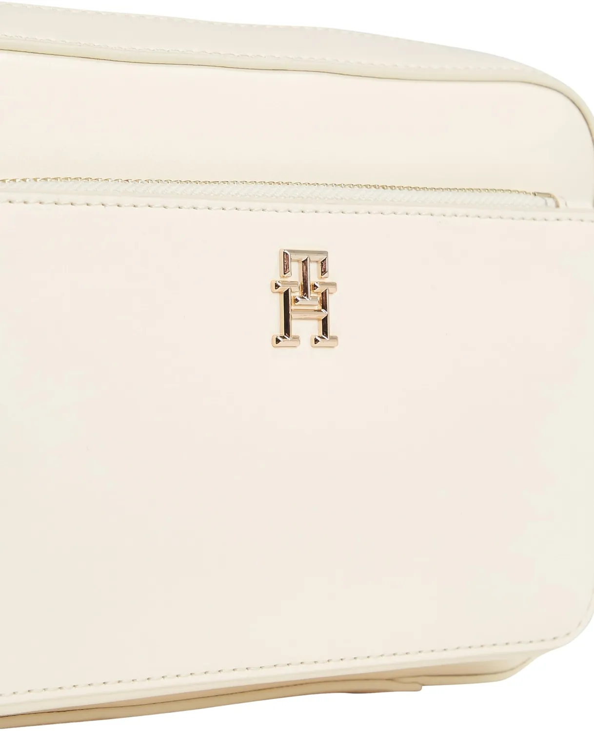 Tommy Hilfiger Camera Bag tracolla media bianca calico