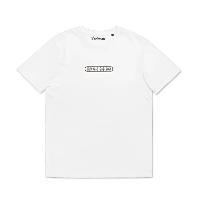 Solemate Big Bubble Box Logo t-shirt bianca cotone