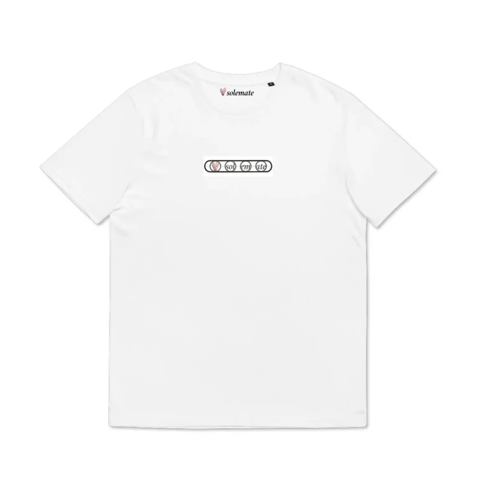 Solemate Big Bubble Box Logo t-shirt bianca cotone