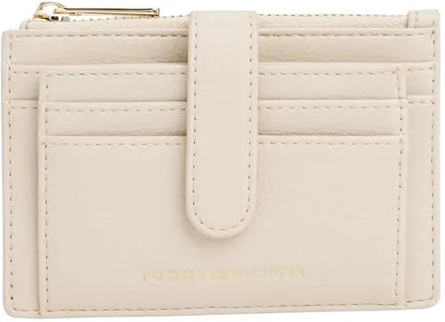 Tommy Hilfiger Flag portacarte donna beige con portamonete