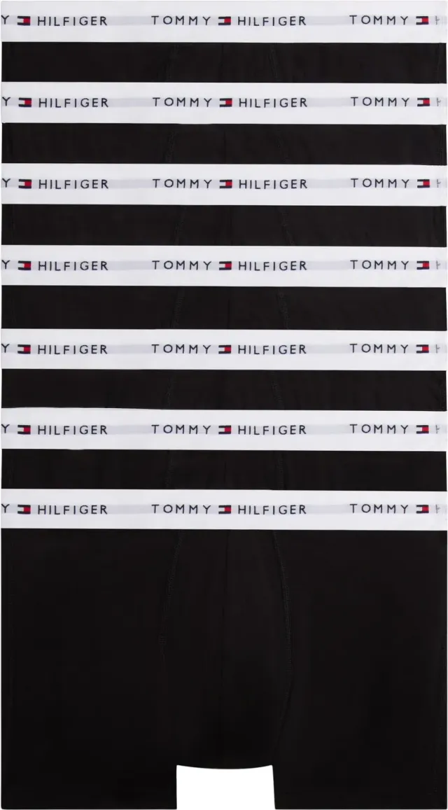 Tommy Hilfiger Baule Boxer Uomo Nero Cotone