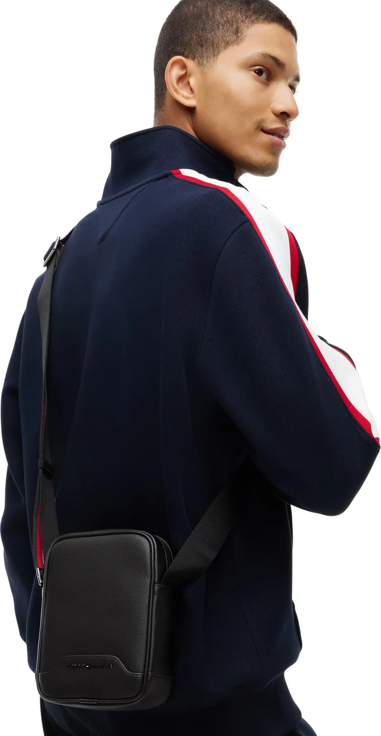 Tommy Hilfiger AM0AM14701 Borsello Nero Testurizzato