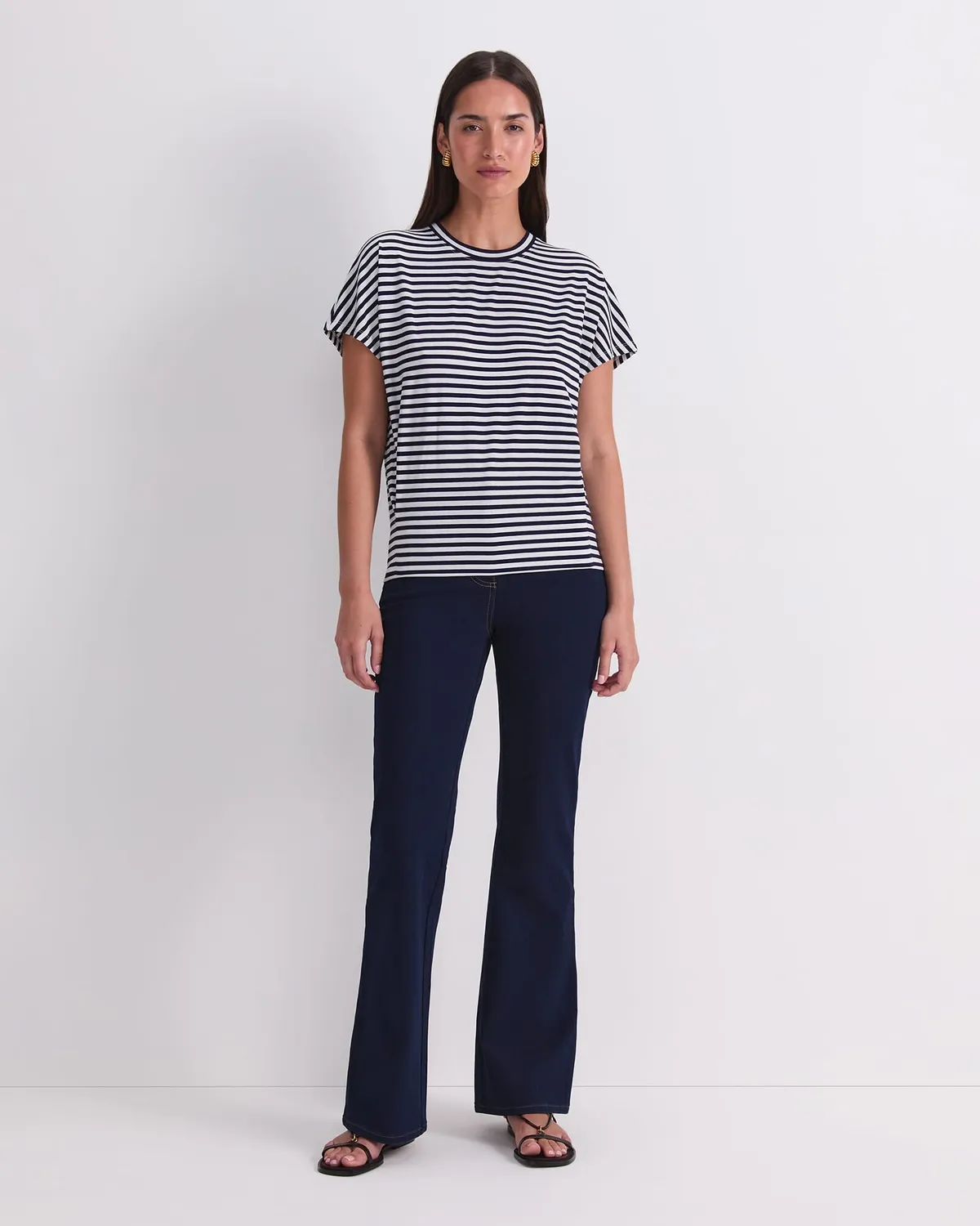 Sportscraft Chloe Lurex T-shirt donna righe lurex