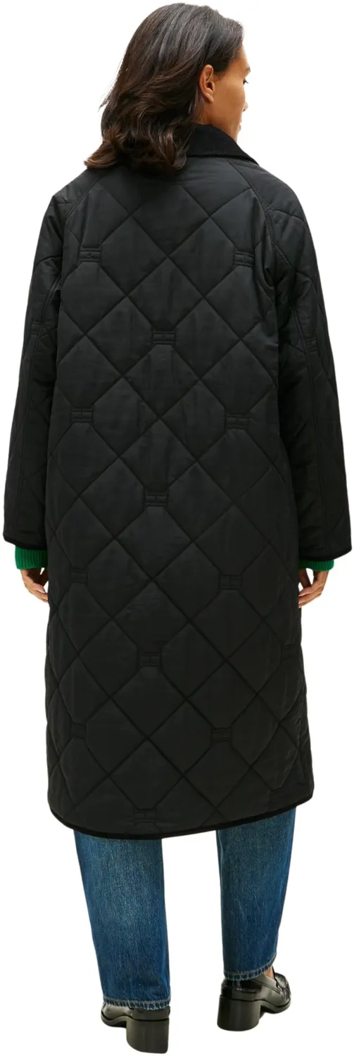 Tommy Hilfiger Quilted WW0WW47747 parka donna M nero