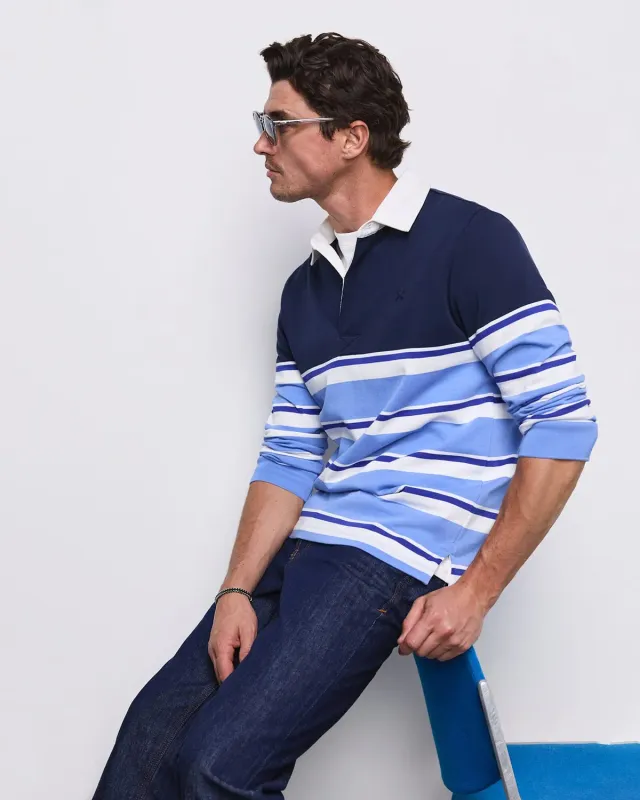 Sportscraft Stripe Rugby polo manica lunga righe