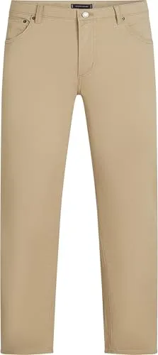 Tommy Hilfiger Denton Cotton Satin Straight Leg pantaloni 36W/32L
