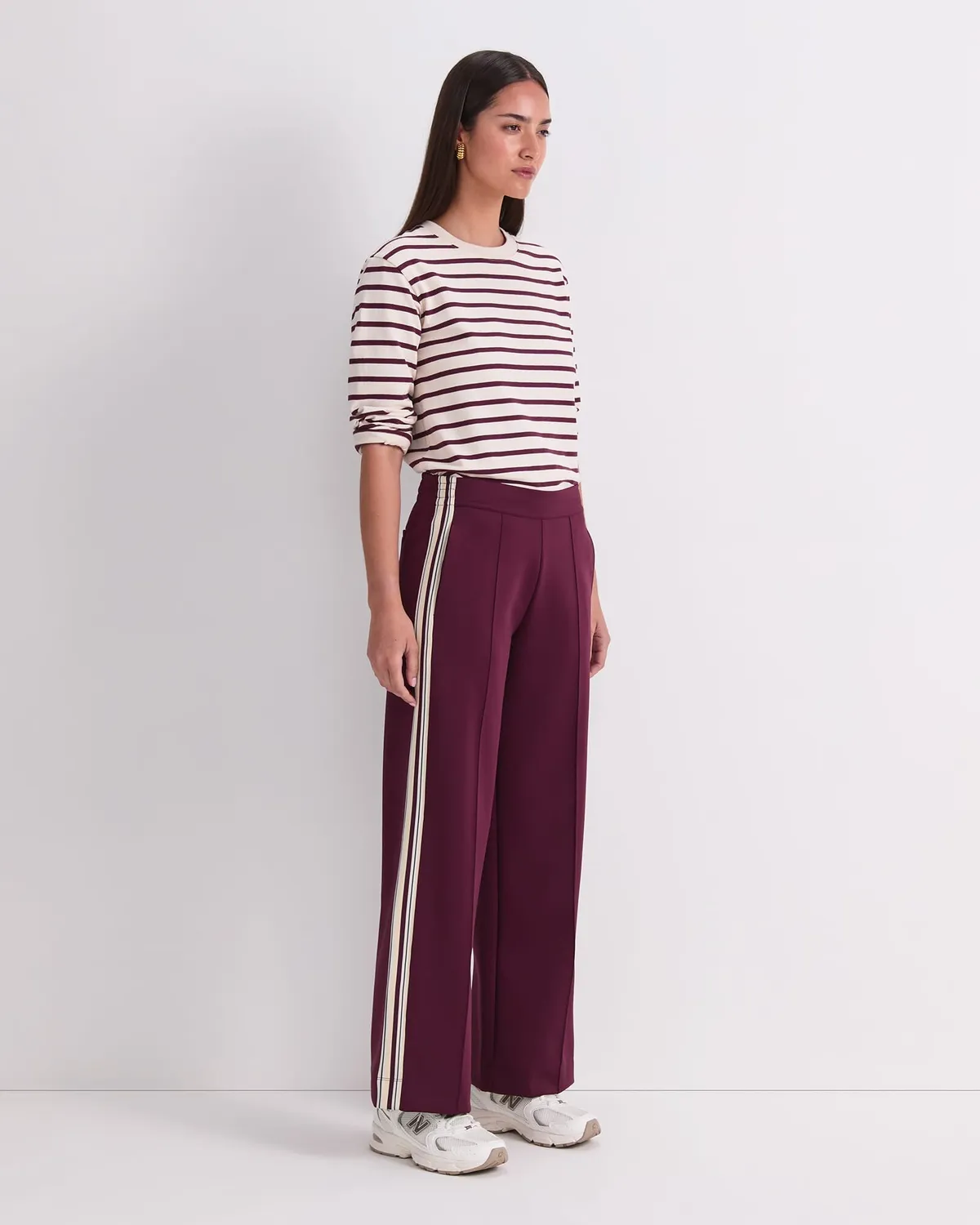Sportscraft Lina Trackpant pantaloni donna doppio jersey piega