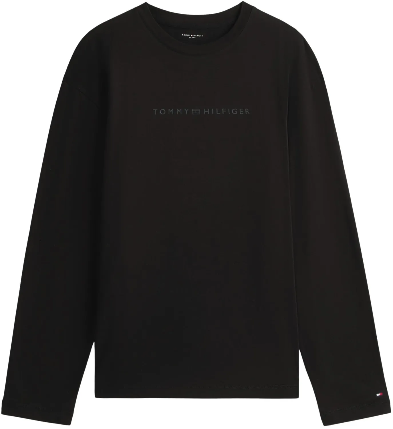 Tommy Hilfiger LS Logo Tee UM0UM03651 maglietta manica lunga M