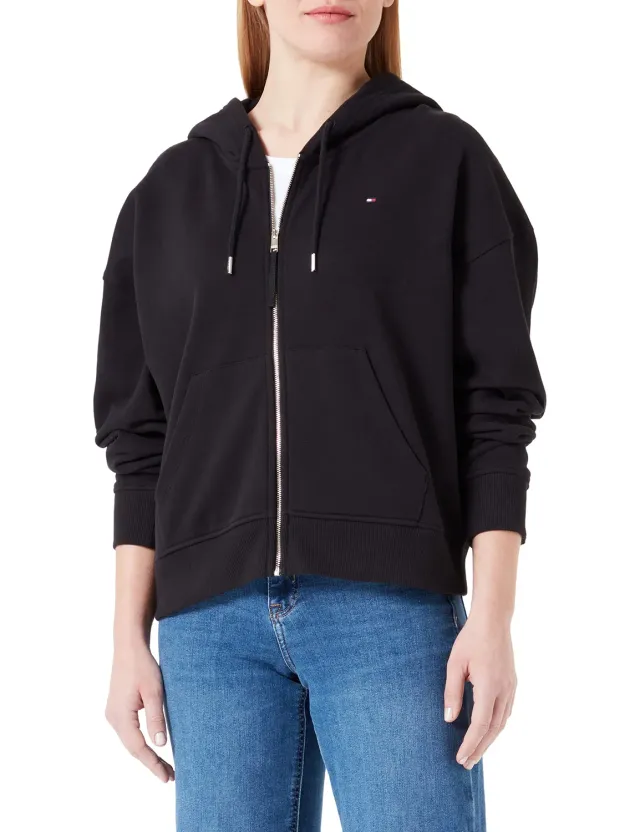 Tommy Hilfiger 1985 WW0WW39950 Felpa Donna Nera M