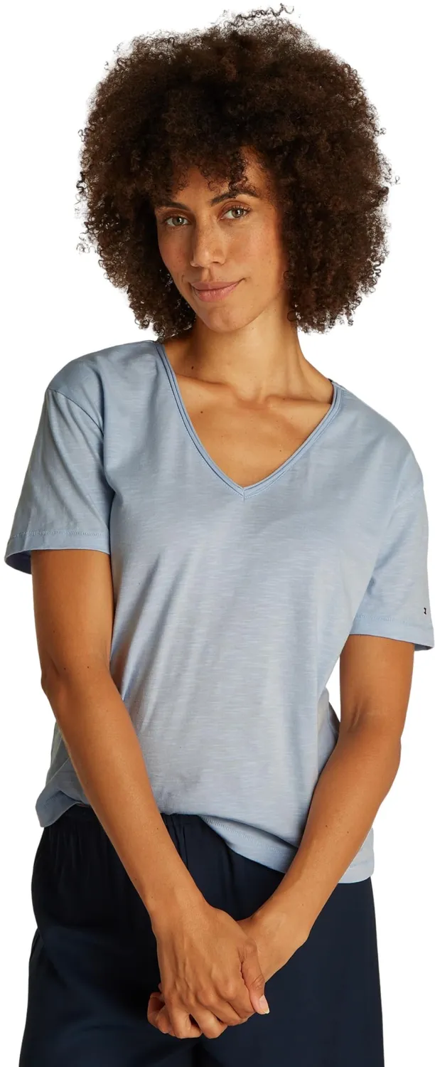 Tommy Hilfiger scollo a V t-shirt maniche corte M