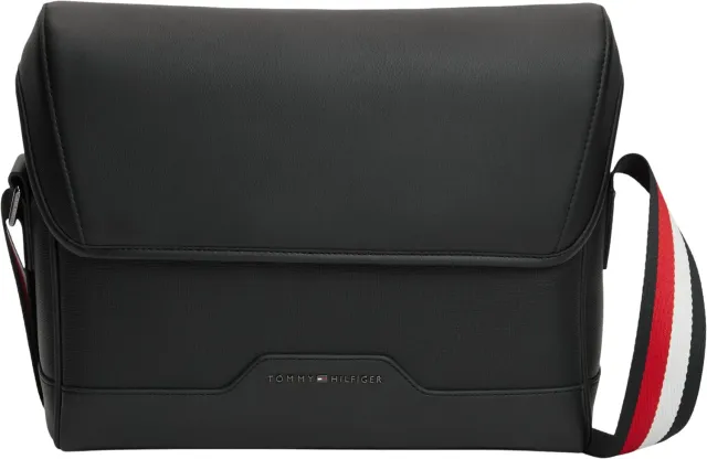 Tommy Hilfiger Messenger AM0AM14728 borsa uomo nera