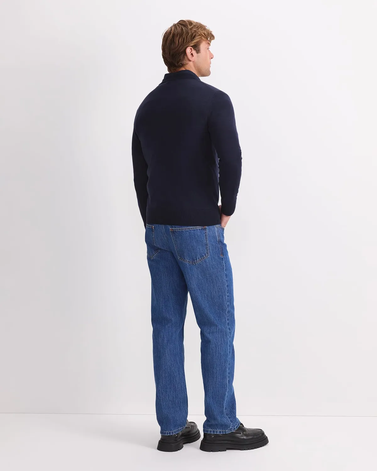Sportscraft Merino V-Neck maglione uomo lana scollo V