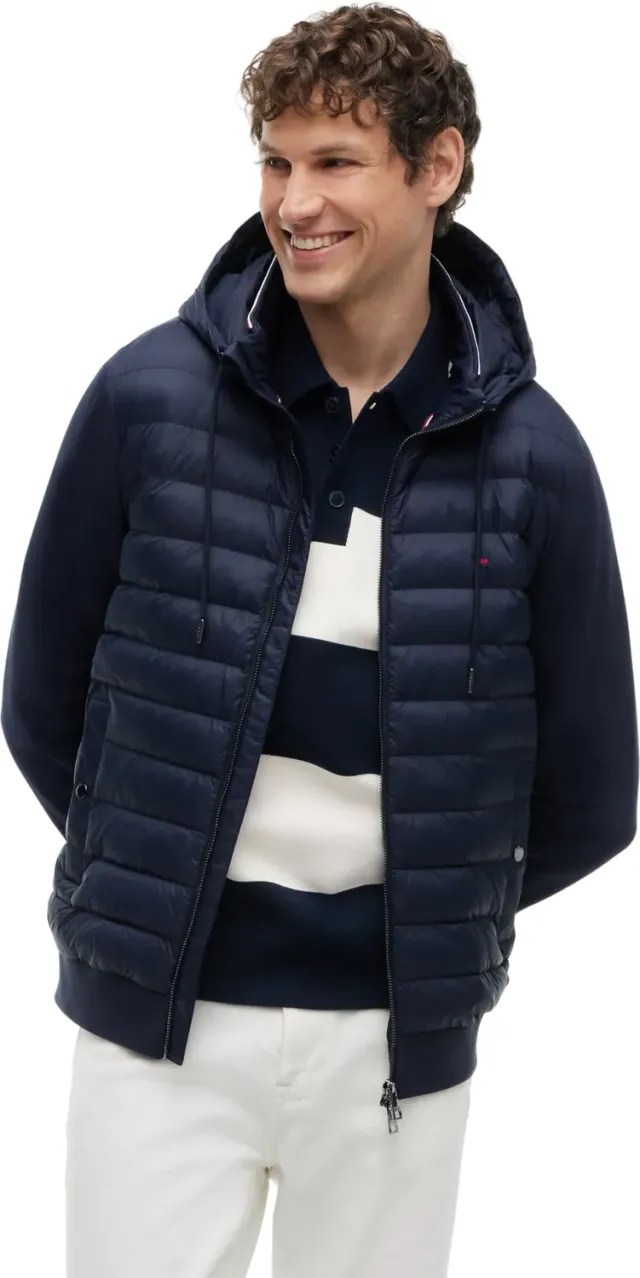 Tommy Hilfiger Mix Media RWB MW0MW44942 felpa uomo M cappuccio