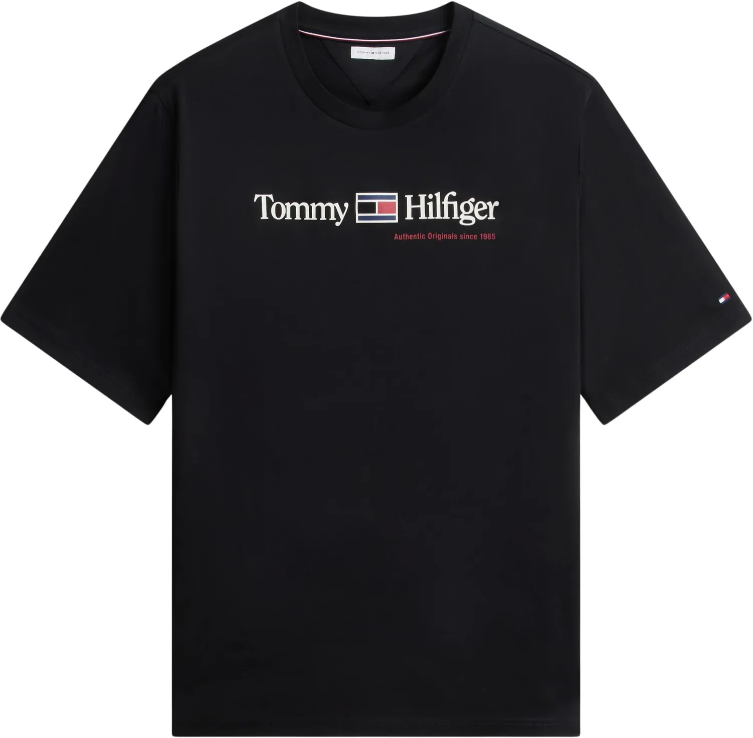 Tommy Hilfiger Brand Love t-shirt uomo nera XXL grafica RWB