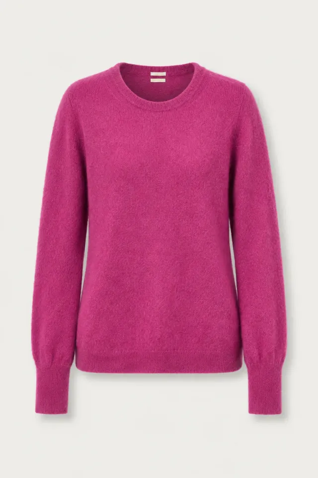 Massimo Alba Amalia maglione cashmere mulberry