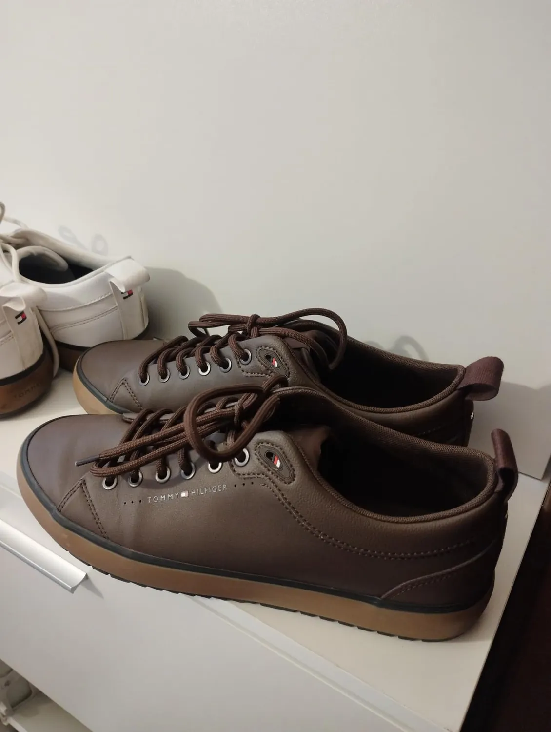 Tommy Hilfiger Harlem Core FM0FM05702 sneakers uomo 42 marrone pelle