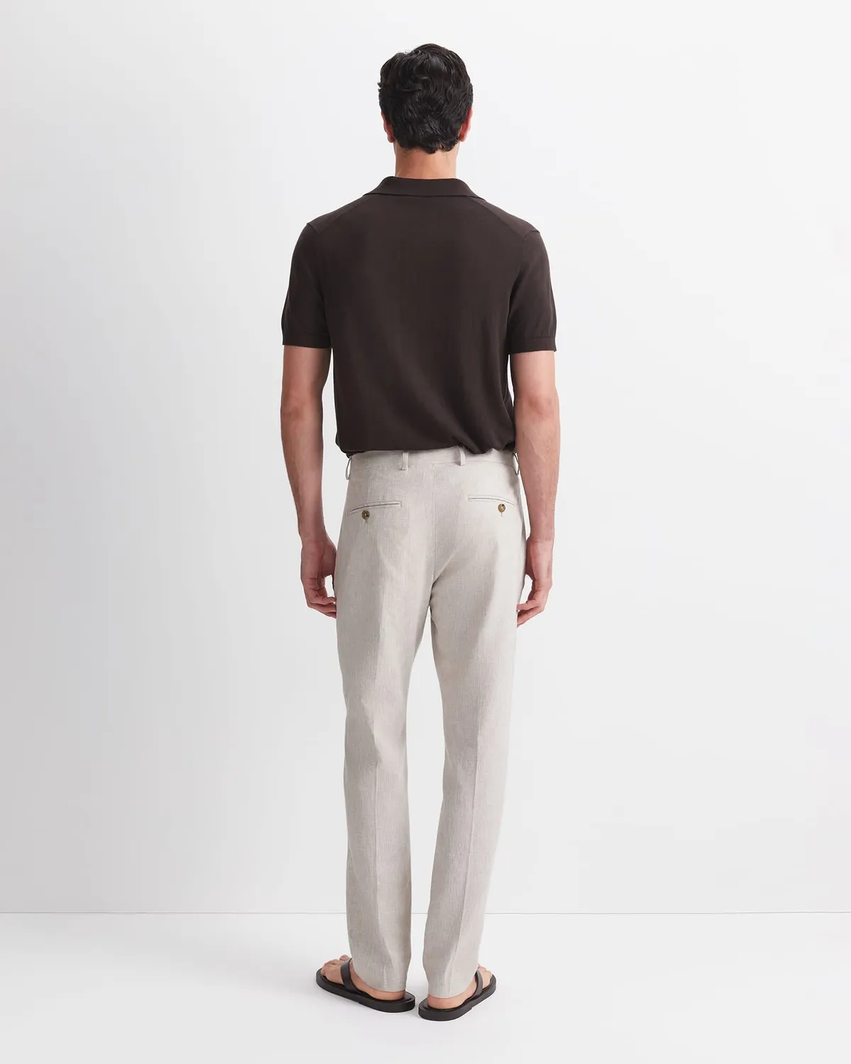 Sportscraft Jeffrey Linen Blend pantalone lino beige