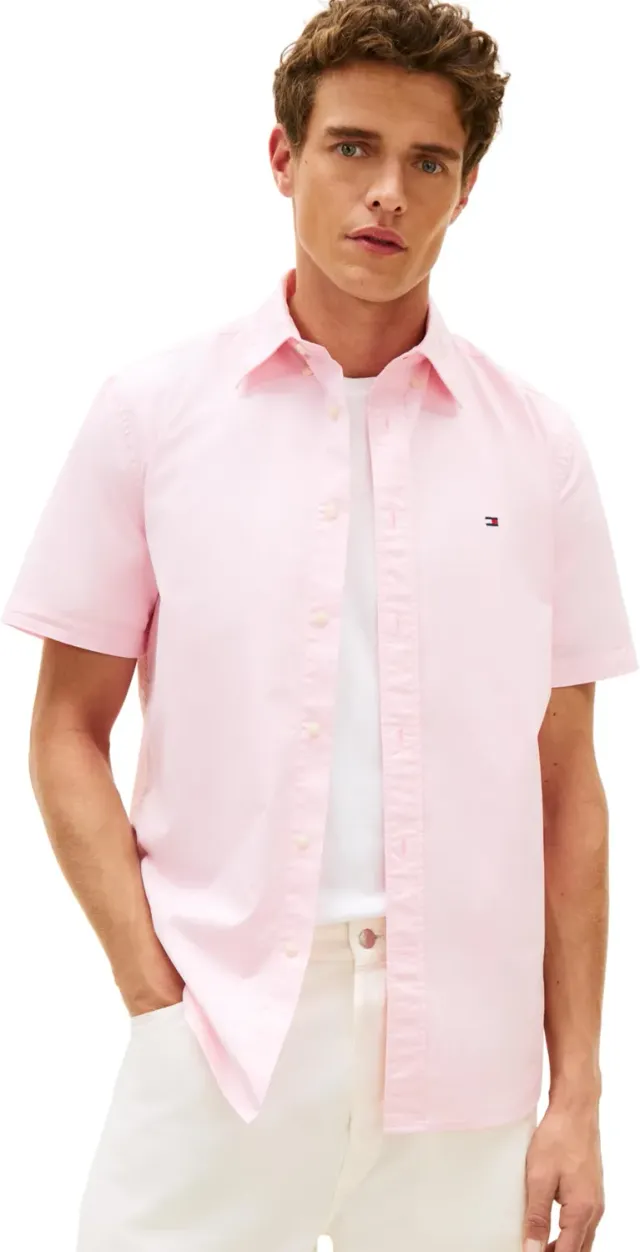 Tommy Hilfiger Camicia S/S Uomo Quadri Manica Corta