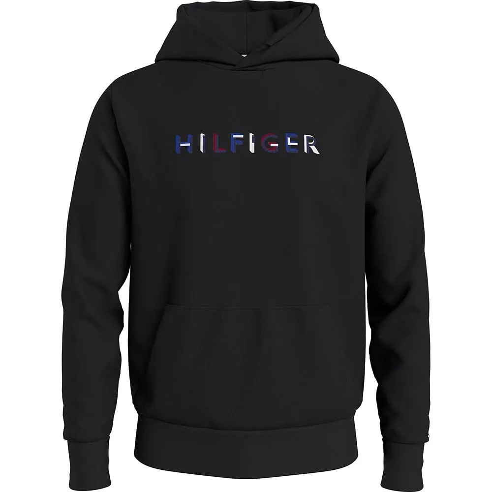 Tommy Hilfiger RWB Hoody felpa uomo cappuccio blu S