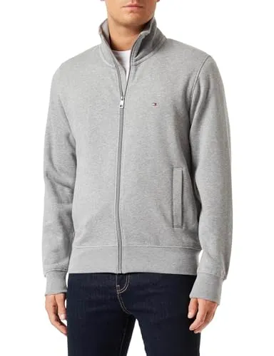 Tommy Hilfiger Flag Logo MW0MW34270 felpa zip uomo cotone