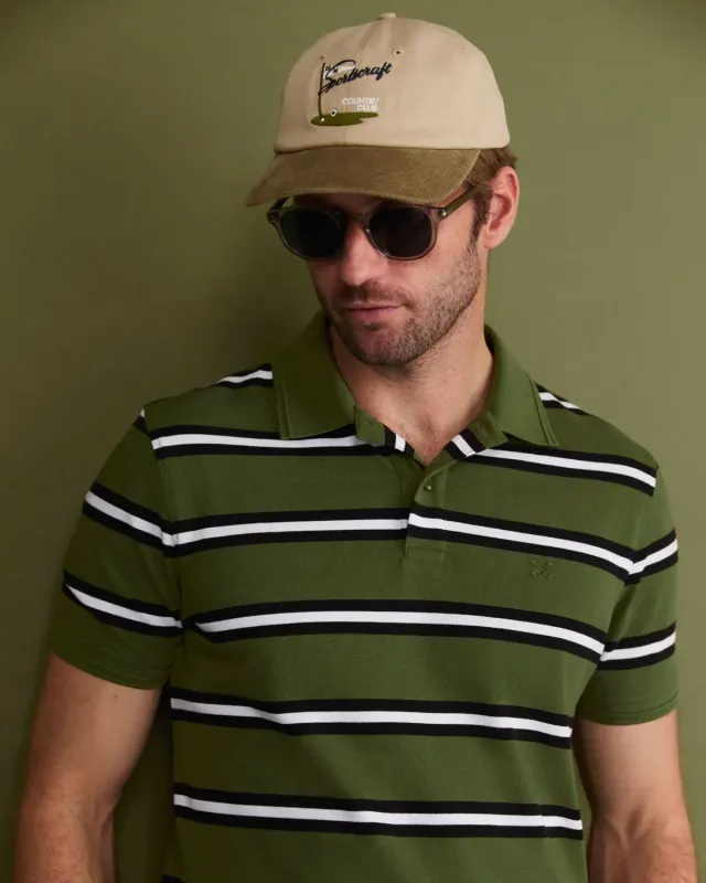 Sportscraft Bold Stripe Pique polo uomo cotone