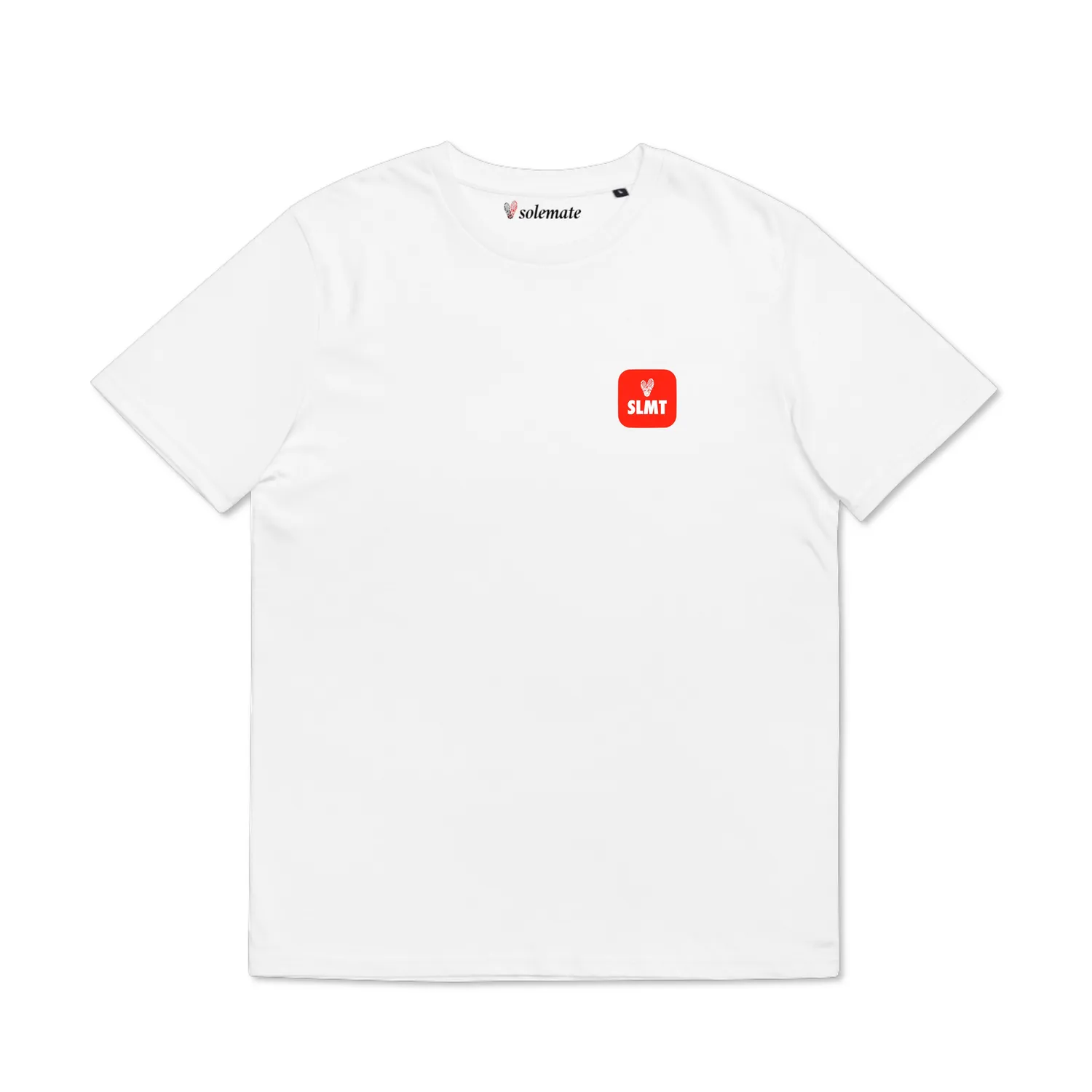 Solemate SLMT t-shirt bianca cotone bio