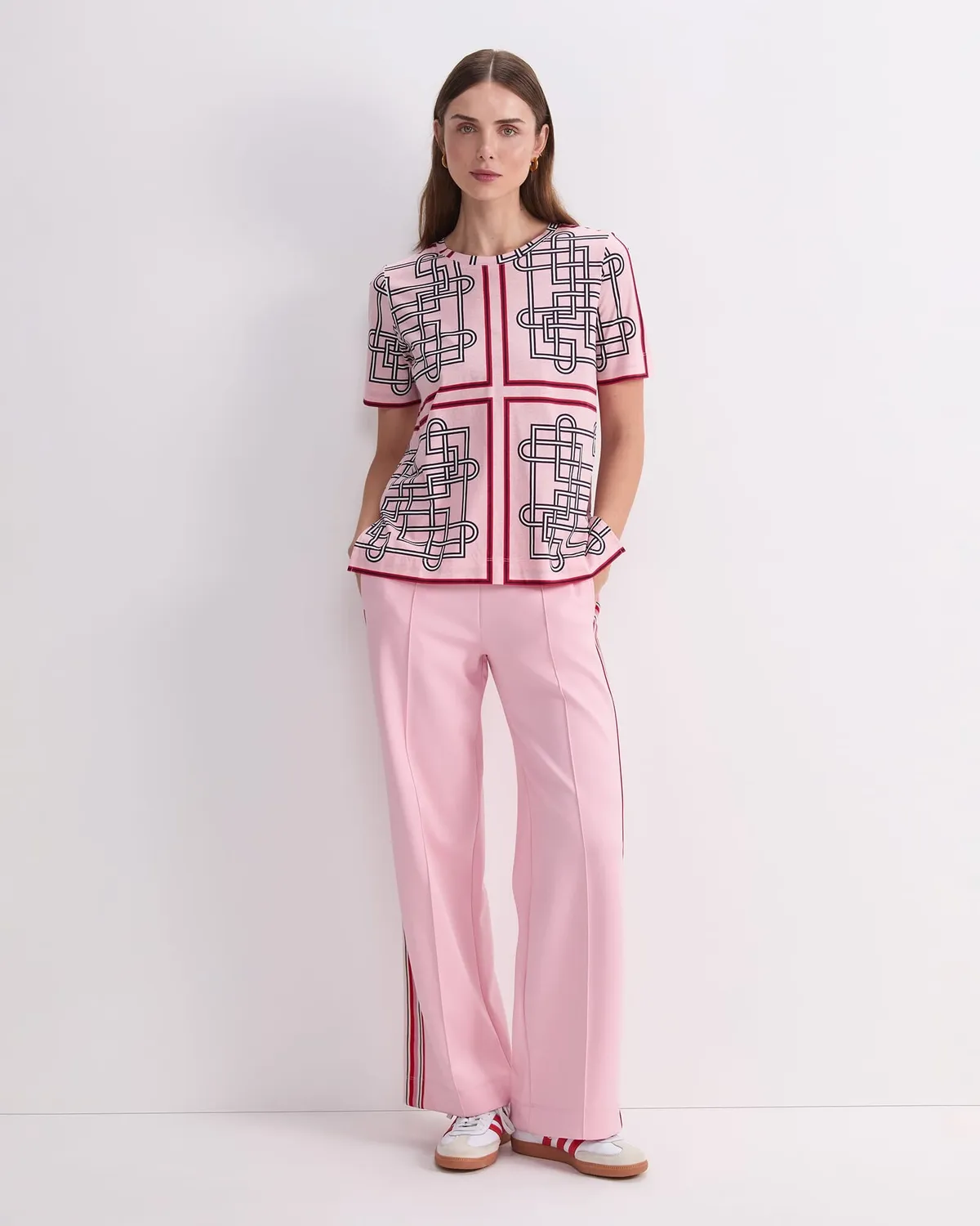 Sportscraft Rhodes Mercerised Tee t-shirt stampa foulard
