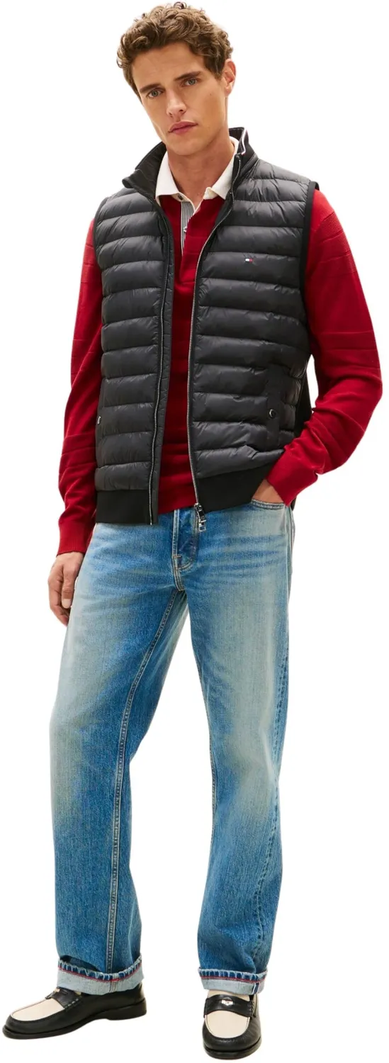 Tommy Hilfiger Mix Media Ess RWB Vest Felpa L nero