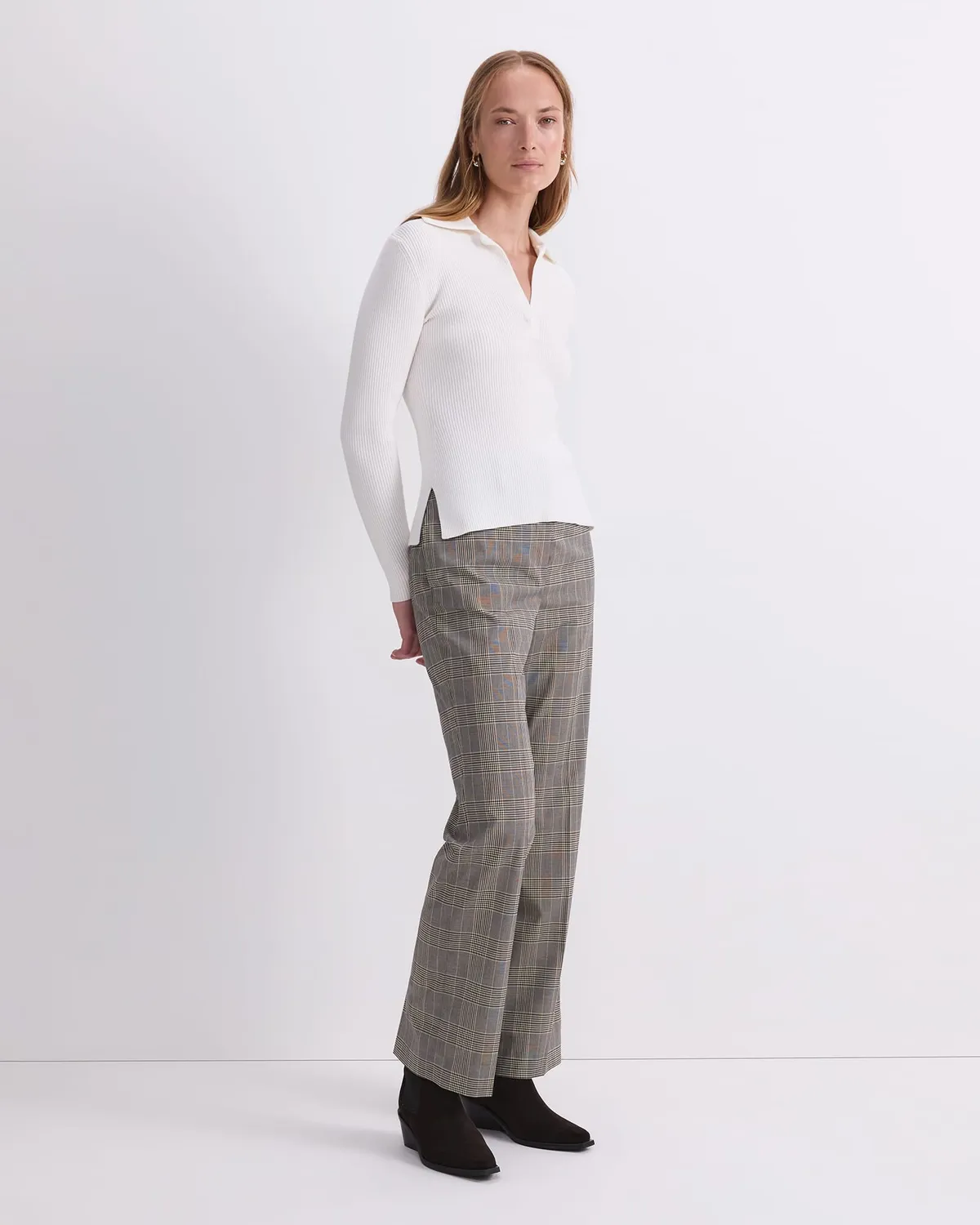 Sportscraft Crafted Collar polo lana coste donna