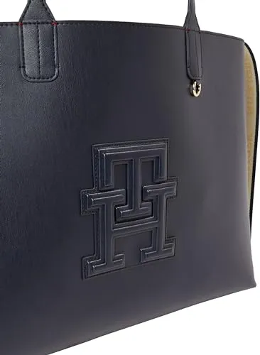 Tommy Hilfiger borsa donna con tasca interna shopping giornaliera