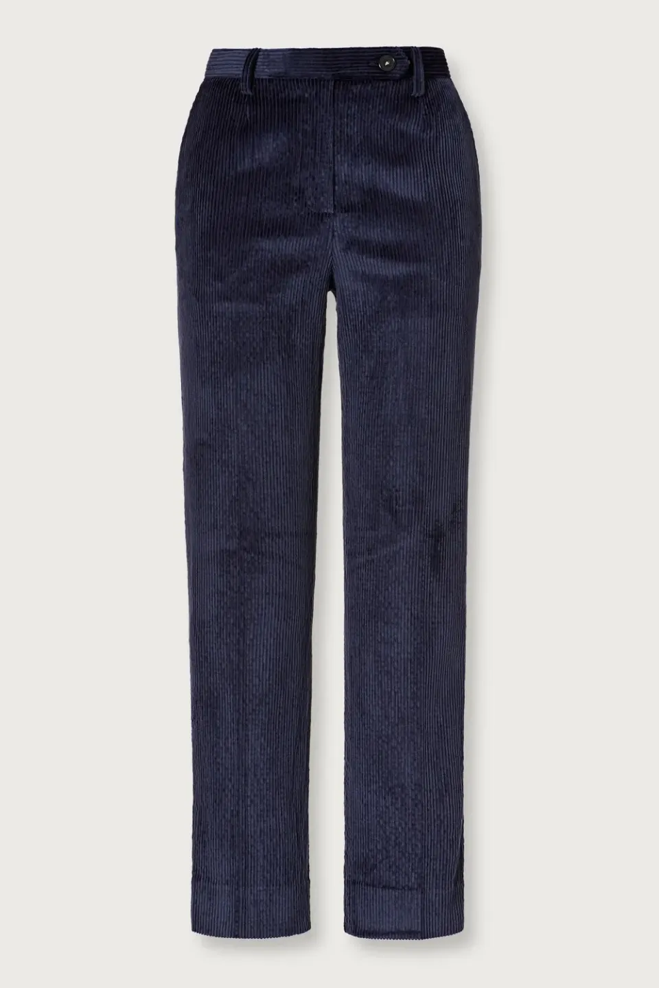 Massimo Alba Illinois pantaloni donna blu velluto
