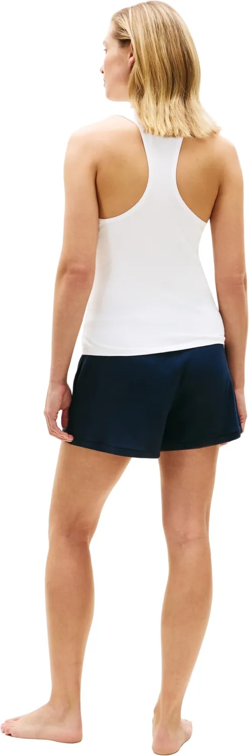 Tommy Hilfiger canotte donna elasticizzate 2 pezzi nero