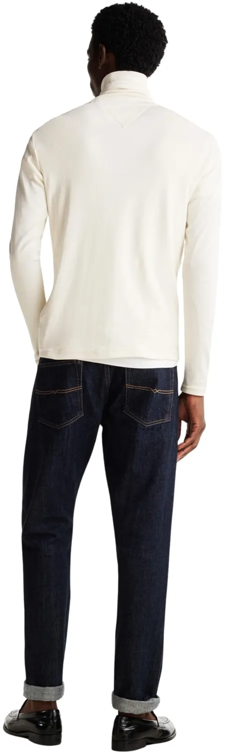Tommy Hilfiger Pullover Collo Alto Maglione Uomo Blu