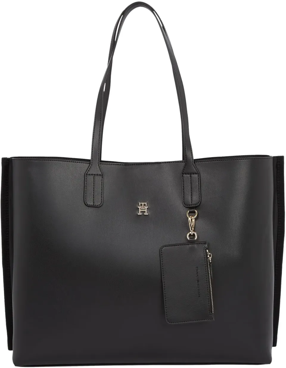 Tommy Hilfiger Distinct tote donna nera con zip taglia unica
